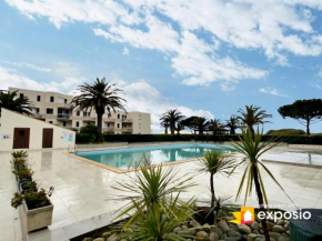 Studio 4 couchages piscine , plage , vue canigou